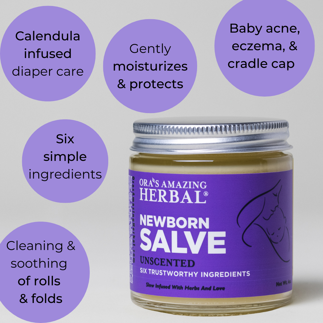 Newborn Salve, Coconut Free Salve