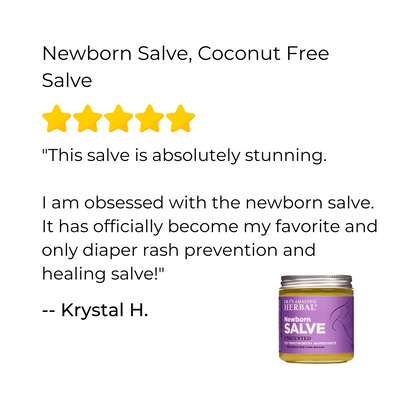 Newborn Salve, Coconut Free Salve