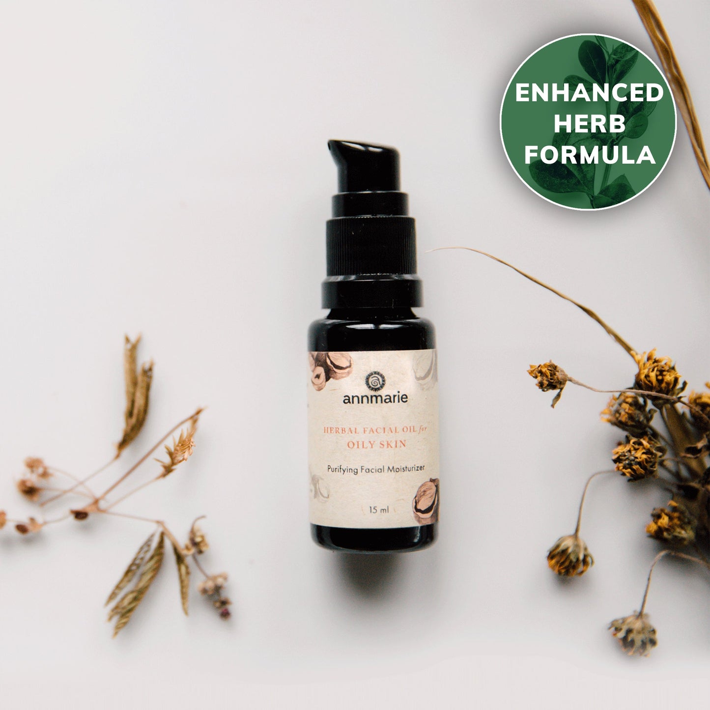 Herbal Facial Oil for Oily Skin (15ml)