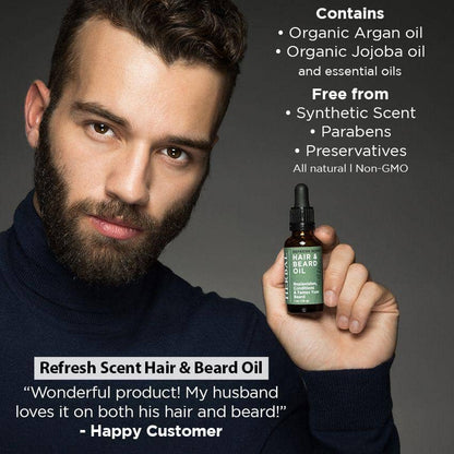 Refresh, Beard and Hair Oil