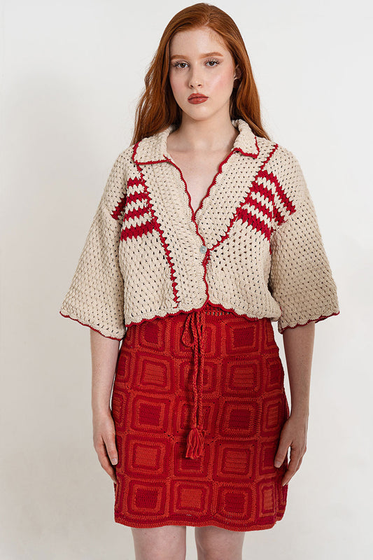 Sevilla Crochet Mini Skirt (Pre-Order)