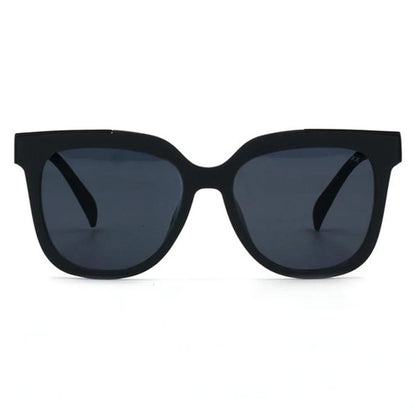 Coco - Sustainable Black Frame Black Lens Wayfarer Sunglasses