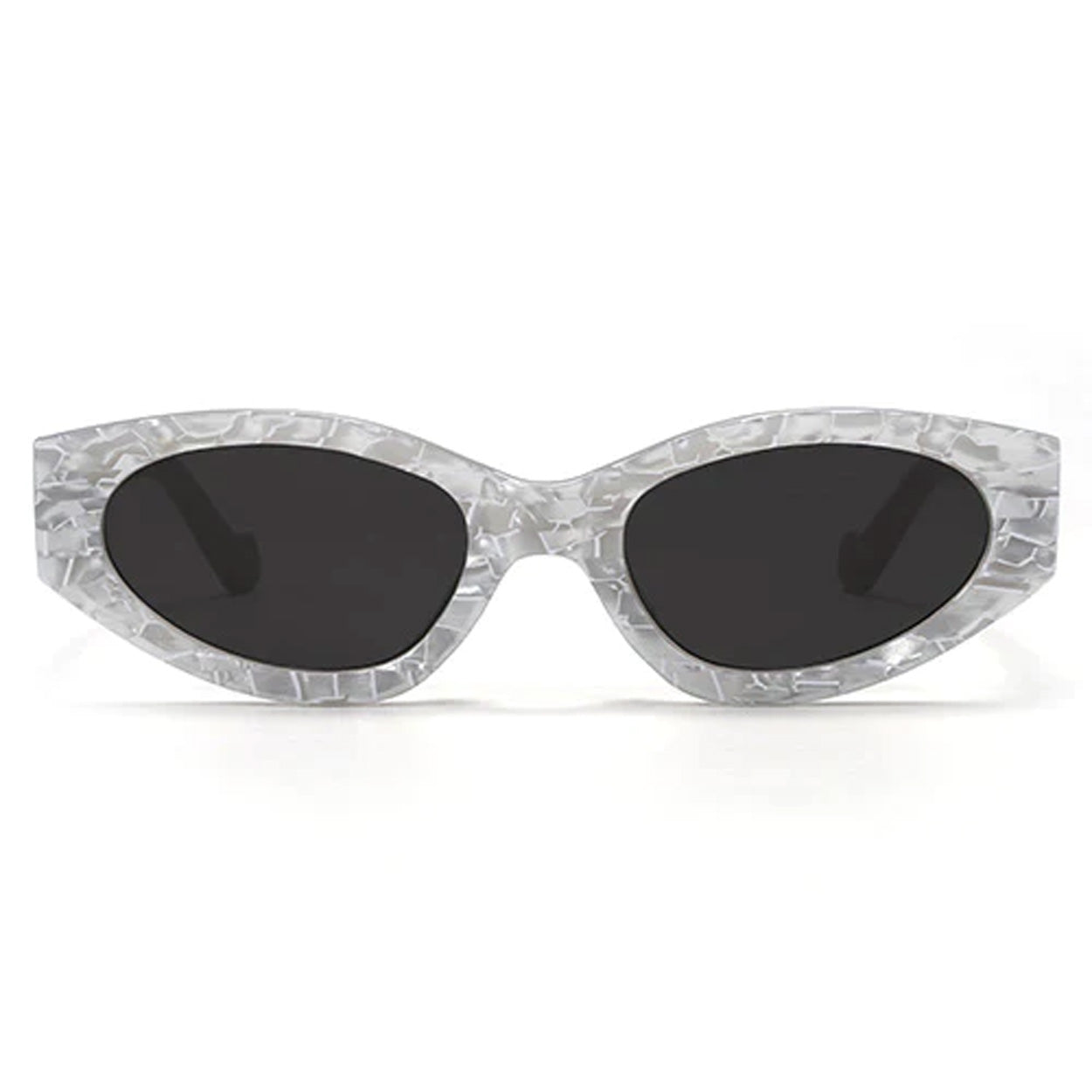 Kat x Money Moves - Black Cateye Sunglasses