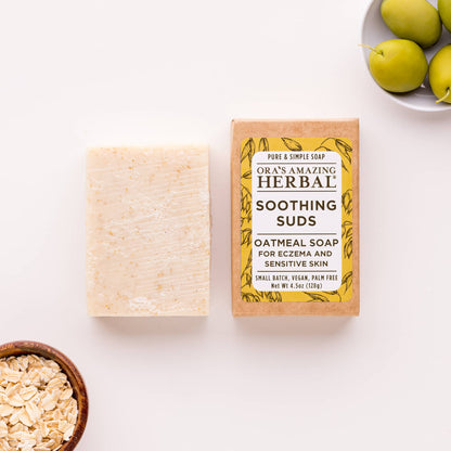 Soothing Suds Oatmeal Soap for Eczema & Sensitive Skin