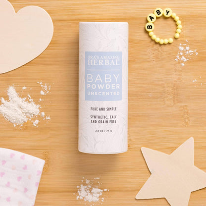 Talc Free Baby Powder, Unscented, Corn Free