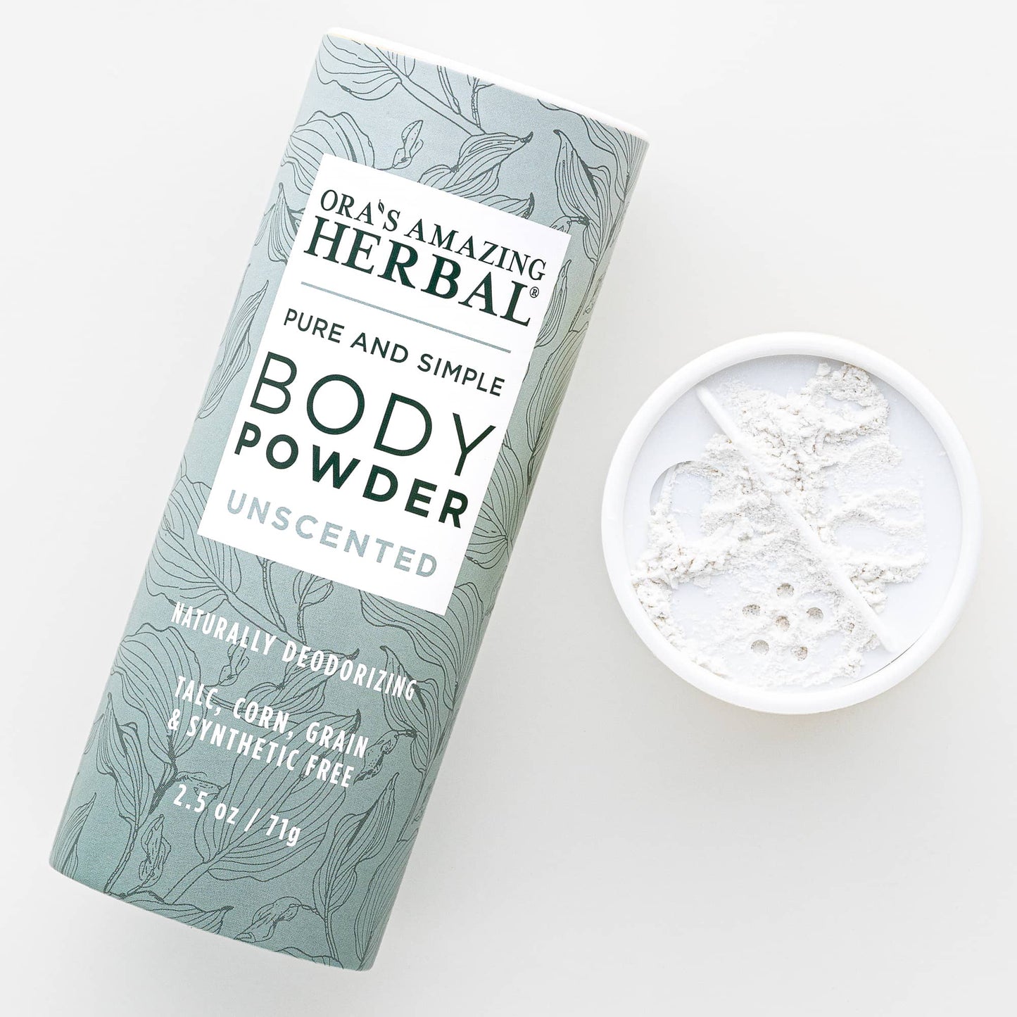 Talc Free Body Powder, Unscented