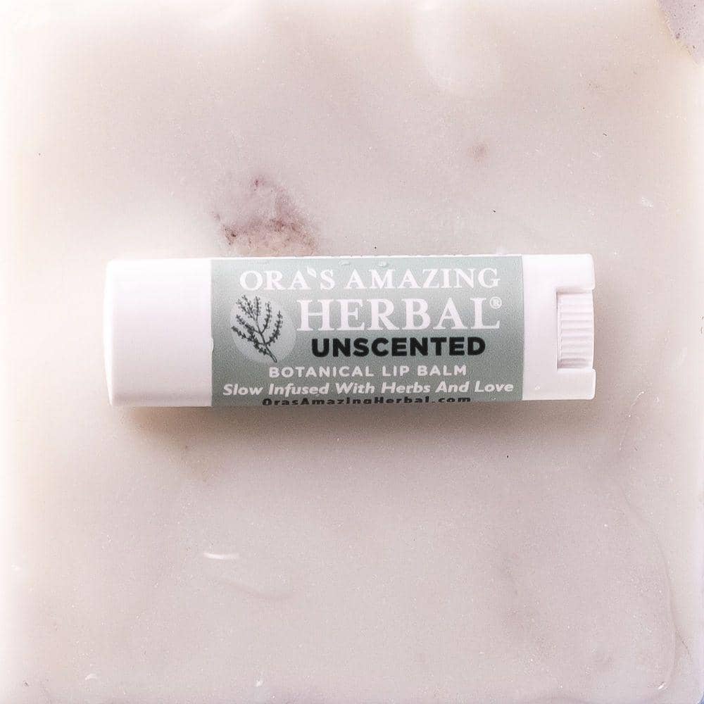 Natural Unscented Lip Balm, Fragrance Free Lip Balm